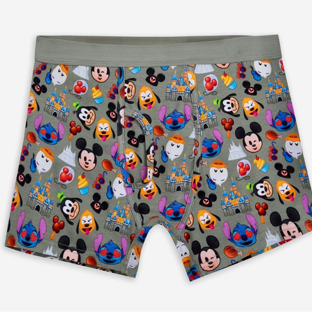 Disney Briefs w/ Mickey & Characters, Castles